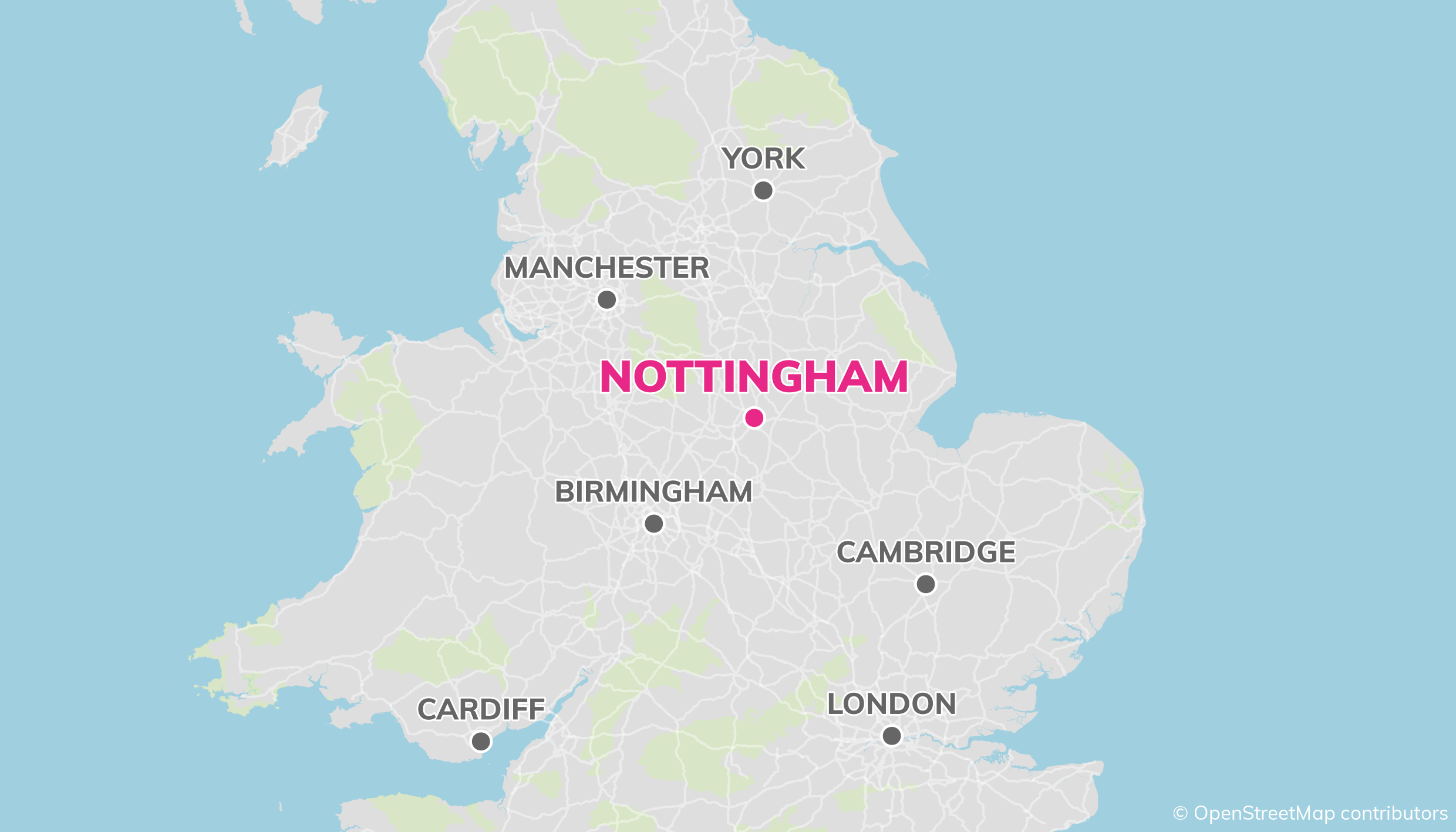 Nottingham Development Map